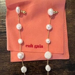 Cult Gaia Pearl Drop Earrings